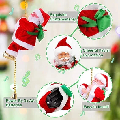 (🎁🎅 BEST 2023 GIFT. PRE-CHRISTMAS SALE 🎅🎁) Climbing Santa Claus