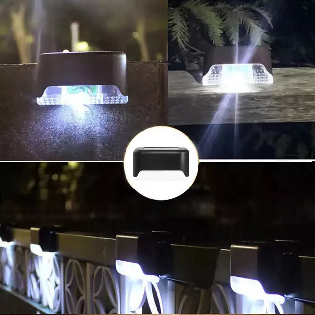 🔥🔥🔥 TO 70% OFF: LED Solar Lamp Path Staircase Outdoor Waterproof Wall Light