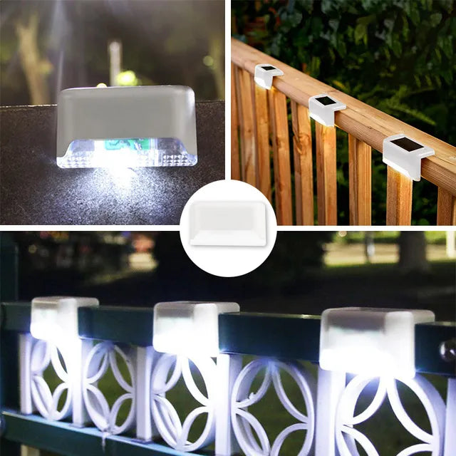 🔥🔥🔥 TO 70% OFF: LED Solar Lamp Path Staircase Outdoor Waterproof Wall Light