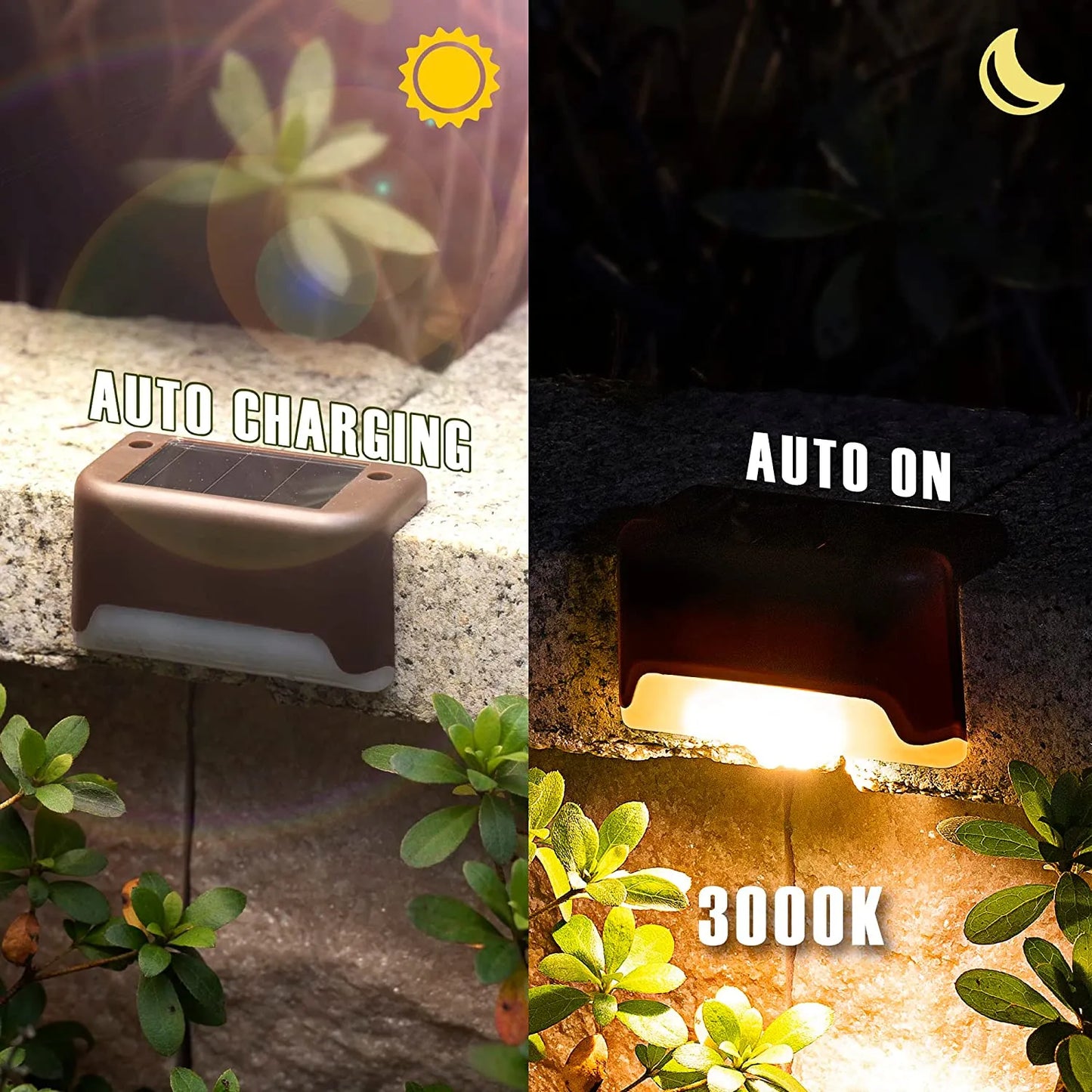 🔥🔥🔥 TO 70% OFF: LED Solar Lamp Path Staircase Outdoor Waterproof Wall Light