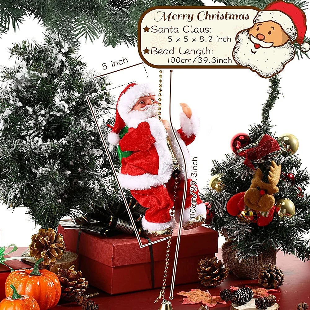 (🎁🎅 BEST 2023 GIFT. PRE-CHRISTMAS SALE 🎅🎁) Climbing Santa Claus